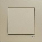 Viko Artline Novella Bronz Çerçeveli Tekli Anahtar