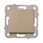 Viko Artline Novella Bronz Light Yaylı Çerçevesiz Anahtar