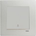 Viko Artline Novella Çerçeveli Saten Light Yaylı Anahtar