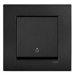 Viko Artline Novella Çerçeveli Siyah Light Yaylı Anahtar