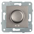 Viko Artline Novella Serisi Antrasit Renk Anahtar ve Priz Çeşitleri Rotatif Dimmer 40-600w Priz