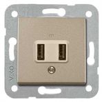 Viko Artline Novella/Trenda Bronz Usb Priz Kapak 5v- (Mekanizma Hariç)