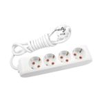 Viko By Panasonic 90113402 Multi-Let Topraklı Kablolu Çocuk Korumalı 2 mt Dörtlü Priz