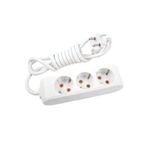 Viko By Panasonic 90117302 Multi-Let 2 mt Topraklı Anahtarlı Çocuk Korumalı Kablolu Üçlü Priz