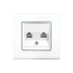 Viko Çerçeve Dahil Data Nümeris Telefon Prizi Rj45 Cat6 Rj11