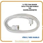 Viko HO5VV Tekli Topraklı 3x1.5 9 m Hes Kablolu Seyyar Askılı Uzatma
