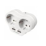 Viko İkili Topraklı ve 2.1 Amper Çift Usb Çıkışlı Fiş