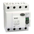 Viko Kaçak Akım Koruma Rölesi Ac Tip 30mA 4X100A VTR4-10030 - 100 A