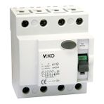 Viko Kaçak Akım Koruma Rölesi VTR4-4X63 30MA 6ka - 4P*63A KAÇAK AKIM ROLESİ