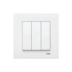 VİKO Karre 3 Lü Anahtar Beyaz 90967X68 VİKO