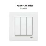 Viko Karre 3'lü Anahtar