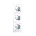 Viko Karre 3lü Set Topraklı Priz+topraklı Priz+topraklı Priz