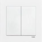 Viko Karre 55 Beyaz Dual Anahtar Komple C1 - 90940044 1 Adet Modern Tasarım ve Yüksek Dayanıklılık Özellikli - 2'li