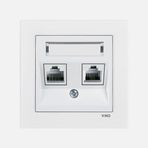 Viko Karre 55 Beyaz Etiketli D Numeris Cat5e+Cat3