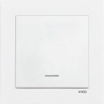 Viko Karre 55 Serisi C1 Mekanizmalı Işıklı Anahtar Beyaz - 90940019