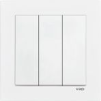 Viko Karre 55 Serisi Üçlü Anahtar Beyaz - 90940068