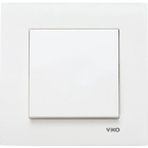 Viko Karre Anahtar Elektrik Anahtarı Çerçeveli Beyaz