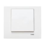 Viko Karre Beyaz Anahtar+Çerçeve 5li Paket