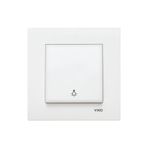 VİKO Karre Beyaz Light (AMPÜL İŞARETLİ) TEKLİ ANAHTAR DEĞİLDİR 1 ADET.