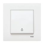 Viko Karre Beyaz Light + Çerçeve