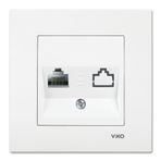 VİKO KARRE BEYAZ TEKLİ DATA CAT5e