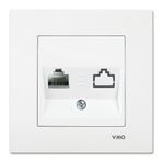 Viko Karre Beyaz Tekli Data CAT6
