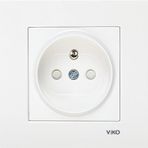 Viko Karre Beyaz UPS Çocuk Korumalı Çerçeveli Priz