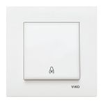 Viko Karre Beyaz Zil Anahtarı (Çerçeve Hariç) 90967X06 Viko - 1 Adet
