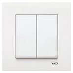 Viko Karre Komutator Ikili Anahtar Tekli Cerceve Dahil
