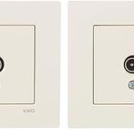 Viko Karre Krem Tv Geçişli 8Db A.Opp 2li paket