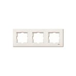 VİKO Karre Krem Üçlü Çerçeve (1 ADET) Viko By Panasonic