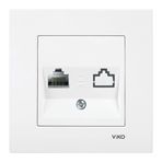 Viko Karre-Meridian Beyaz Tekli Data Cat6 Mekanizma