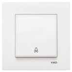 Viko Karre Zil Anahtarı Beyaz (Çerçevesiz) 90967Z06 Viko