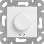 Viko Karre/Meridian Beyaz Floresan Dimmer 1 10V Mekanizma ve Düğme/Kapak