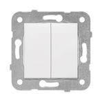 Viko Karre/Meridian Beyaz Impulse Komütatör Mekanizma ve Düğme/Kapak