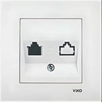 Viko Karre/meridian Data Prizi Jacksız Beyaz (Çerçevesiz) 90967X62 Viko