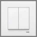 Viko Lampa Elektrik - Viko Karre Ikili Anahtar Beyaz Çerçeveli - 1 Adet