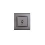 Viko Linnera Life Uydu Prizi F Konnektörlü 10 dB Mek+Kapak (Çerçeve Dahil) - Granit Grisi 90442097