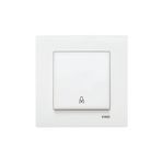VİKO Marka Karre Model Zil Anahtarı Çerçeve dahil Beyaz