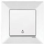 Viko Meridian Beyaz Light Zil/ışık Anahtar 8 Adet