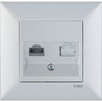 Viko Meridian Viko Karre Beyaz Tekli Data Prizi (RJ45 Cat6)