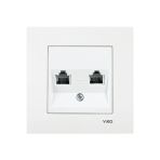 Viko Meridyen Data-Nümeris Telefon Prizi (Rj45 Cat5e - Rj11)