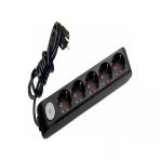 Viko Multi Led Siyah Anahtarlı Priz