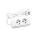 VİKO Multi-let 2'li Topraklı Kablolu Çocuk K. Grup Priz 2 Metre Beyaz 90113202