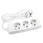 Viko Multi-Let 3'lü Grup Priz 3 Metre - Beyaz