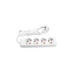 Viko Multi-Let 4lü Topraklı Çocuk Korumalı Priz - Beyaz - 1 METRE