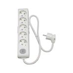 Viko Multi-Let 5'li Anahtarlı 30 Metre Topraklı Çocuk Korumalı Kablolu Grup Priz - Beyaz