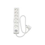 Viko Multi-Let 6'lı Anahtarlı 12 Metre Topraklı Çocuk Korumalı Kablolu Grup Priz - Beyaz