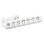Viko Multi-Let 6'lı Anahtarlı Grup Priz 5 Metre - Beyaz