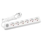 Viko Multi Let Anahtarlı Topraklı Ups Beyaz 2 m 6'lı Priz